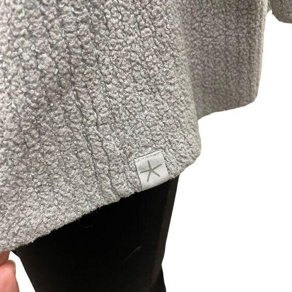 BAREFOOT DREAMS COZY CHIC LITE gray knit open front cardigan sz XS / Small - Picture 6 of 11